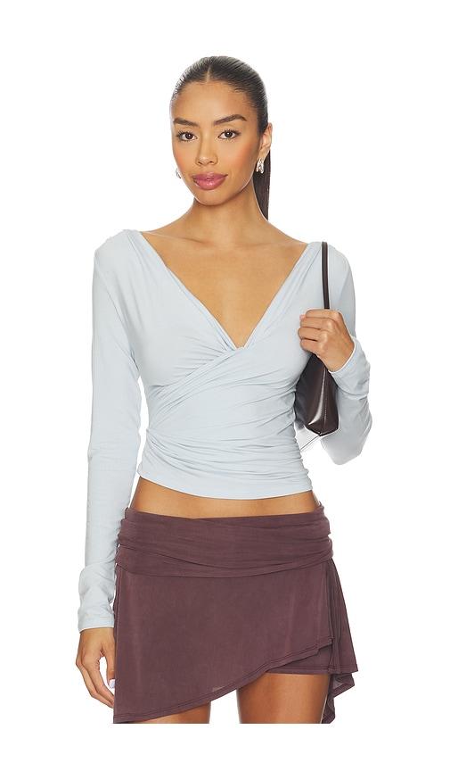 The Line by K Umi Top in Baby Blue by THE LINE BY K