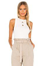 The Line by K Ximeno Tank in White by THE LINE BY K