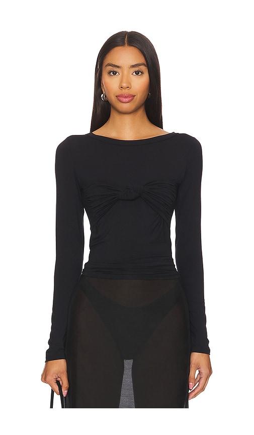 The Line by K Zoe Top in Black by THE LINE BY K