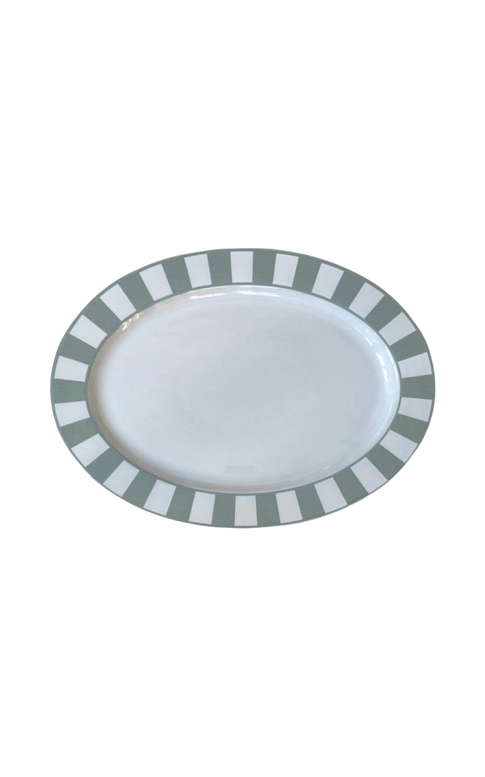 THE LINO - Essential Stoneware Serving Plate - Green - Moda Operandi by THE LINO
