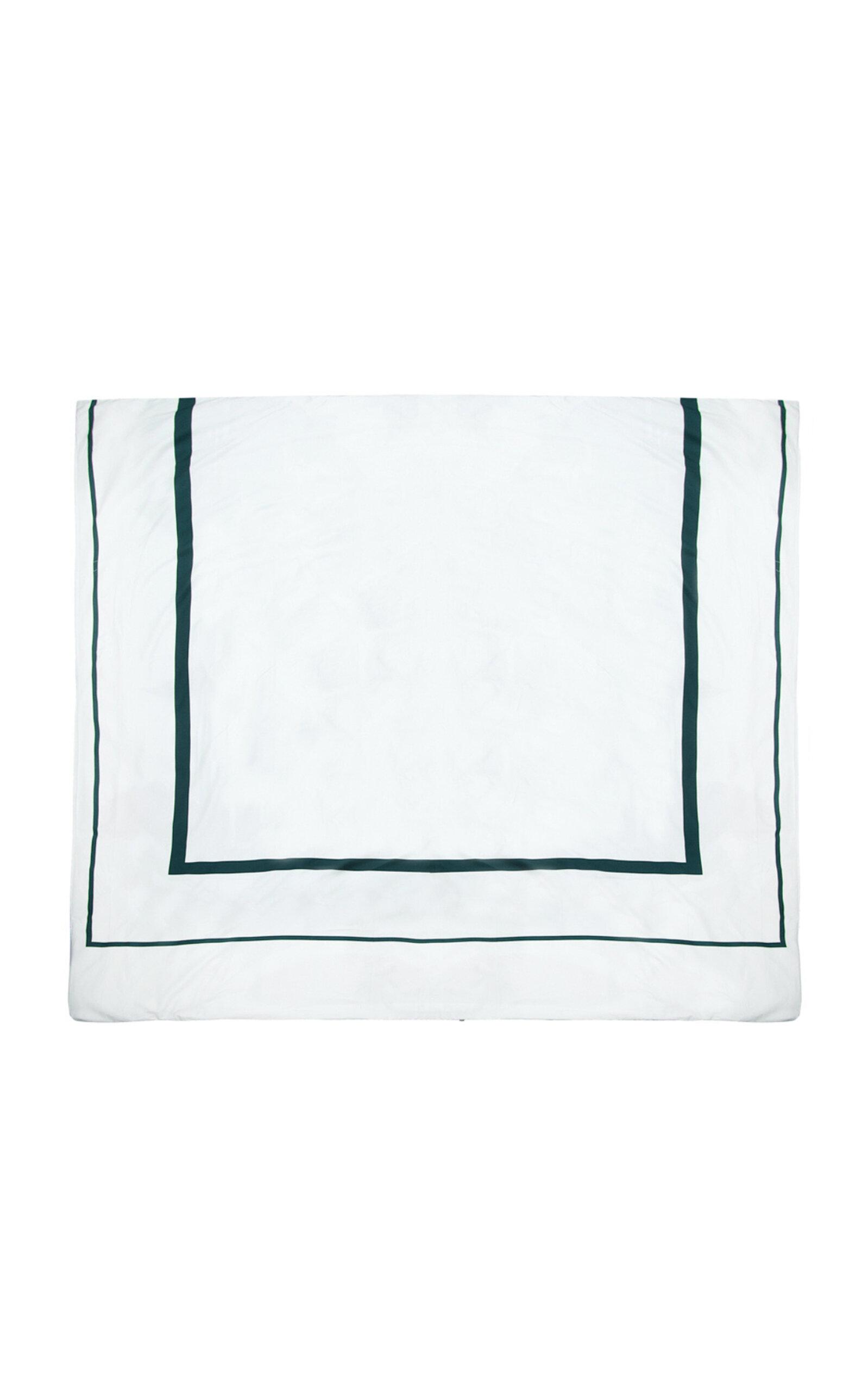 THE LINO - Essentials Cotton Duvet Cover - Green - Moda Operandi by THE LINO