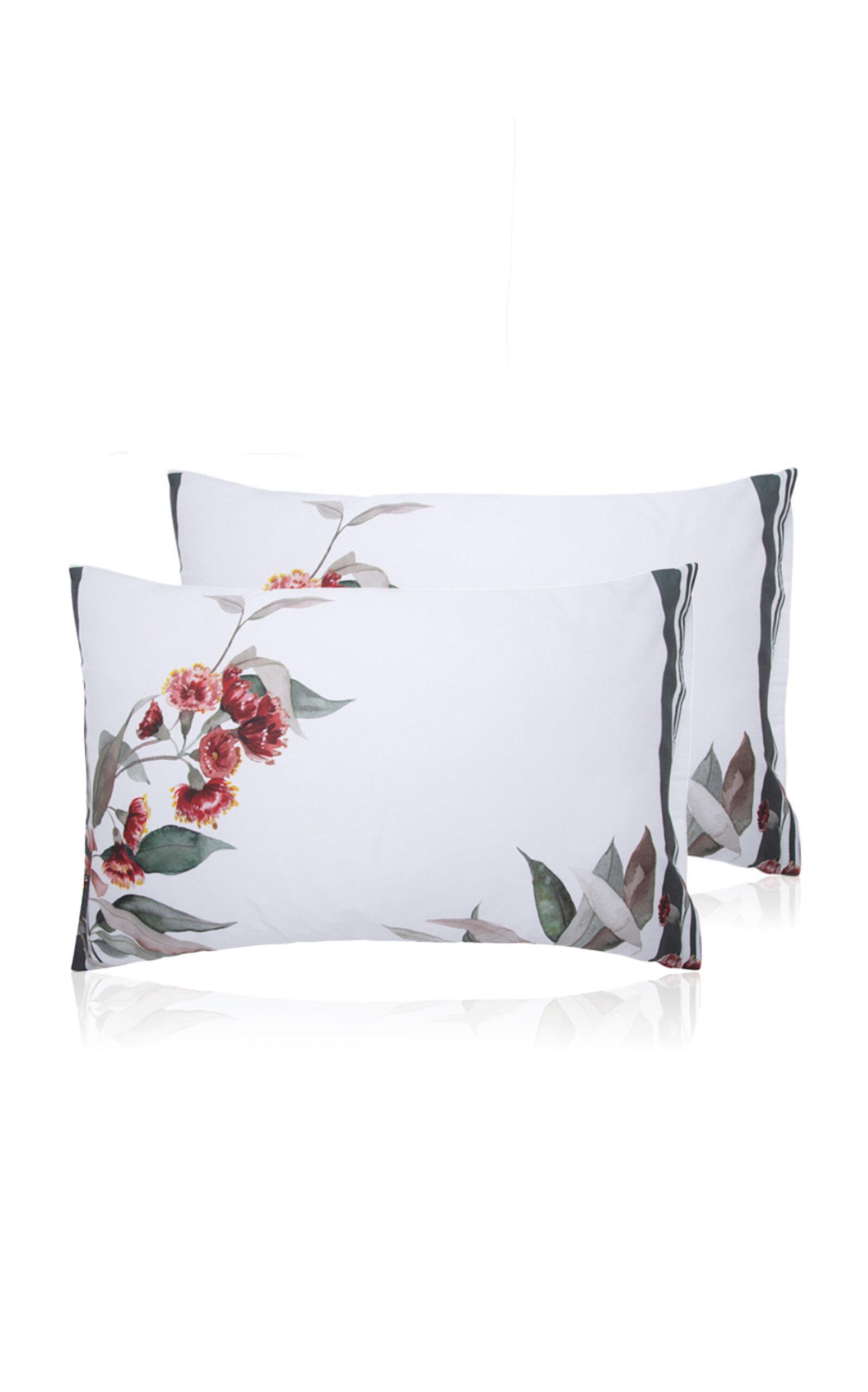 THE LINO - Eucalyptus Set-of-Two Pillowcase - Green - Moda Operandi by THE LINO