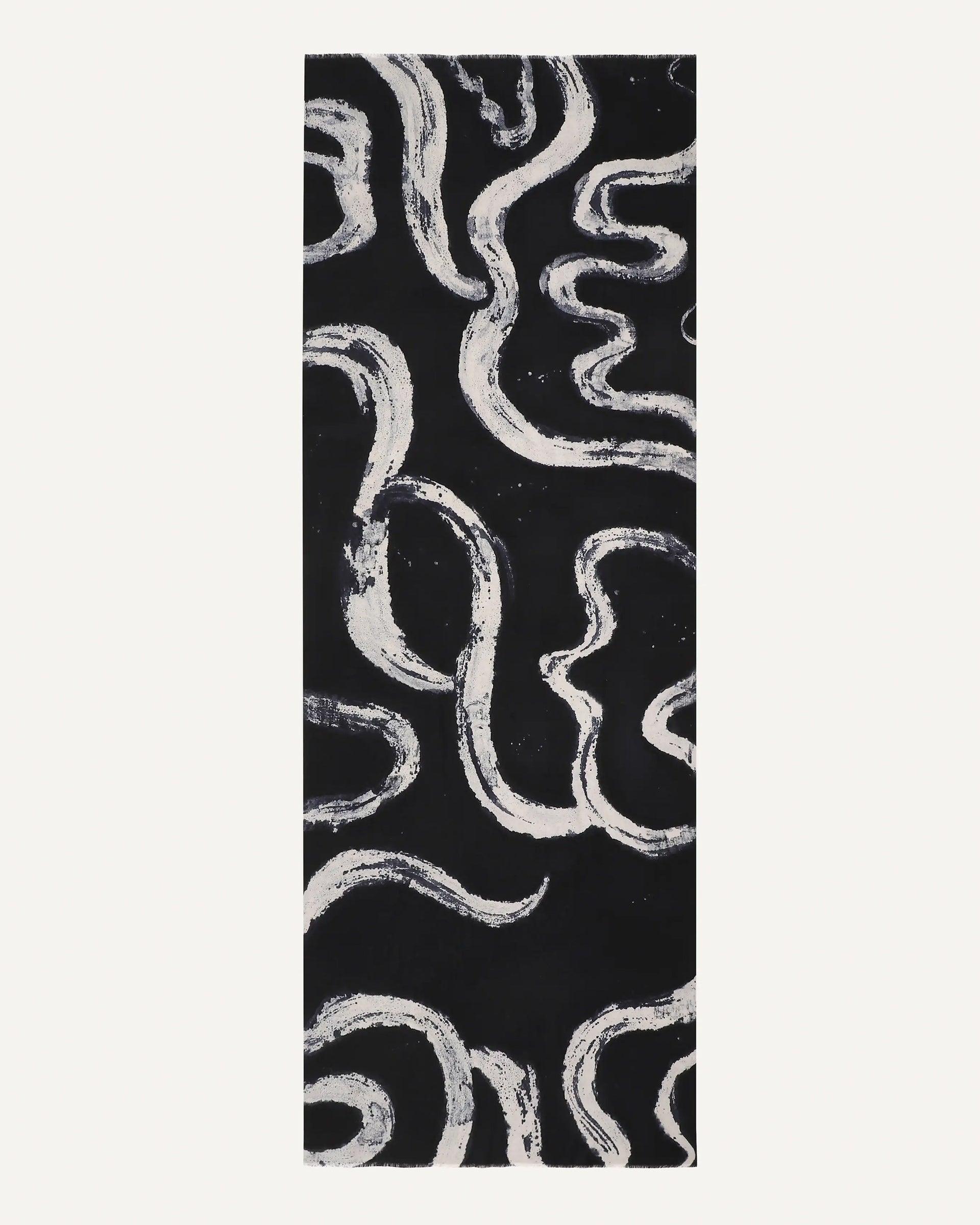 ME & K Handpaint Amber Cashmere Scarf by THE LITTLE SHOP ME & K Handpaint Amber Cashmere Scarf by THE LITTLE SHOP