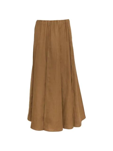 Petal flared maxi skirt by THE LOOM