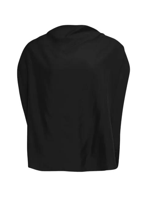 asymmetric tuck top by THE LOOM