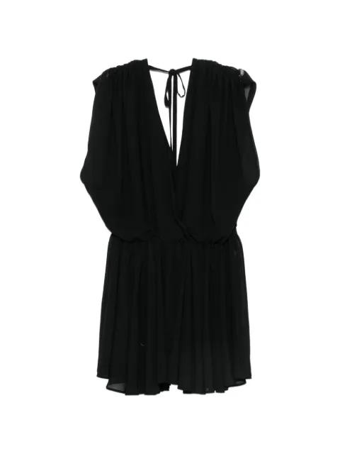 Emily draped V-neck mini dress by THE M..
