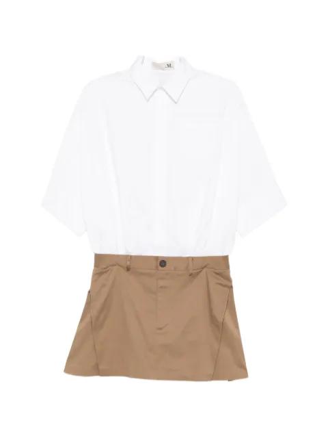 chest-pocket mini dress by THE M..