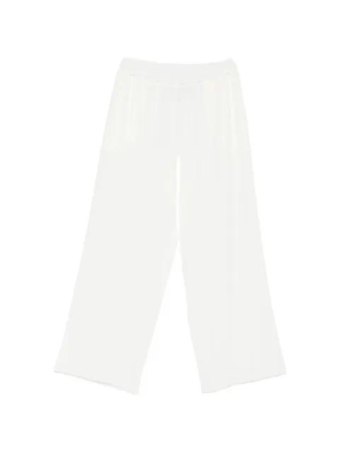 elasticated-waistband cropped trousers by THE M..