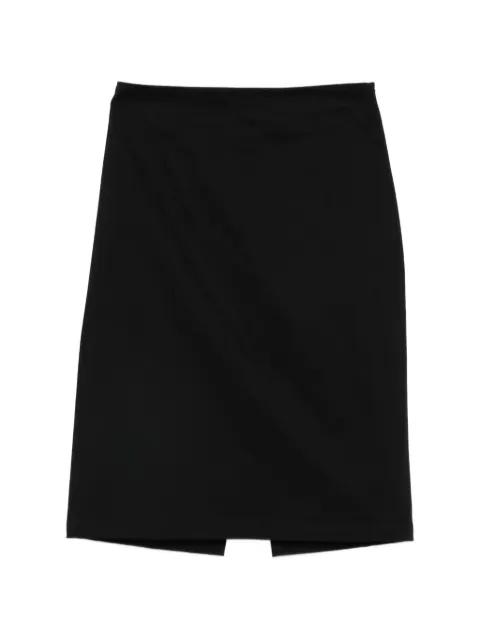 slit midi skirt by THE M..