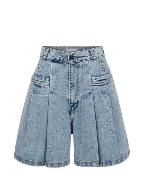 Terron pleated shorts by THE MANNEI