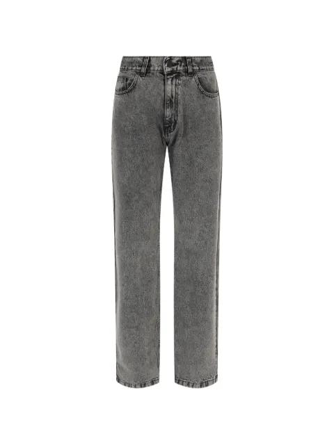 acid-wash distressed jeans by THE MANNEI