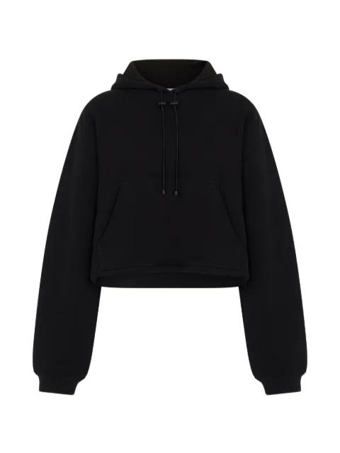 cropped drawstring hoodie by THE MANNEI