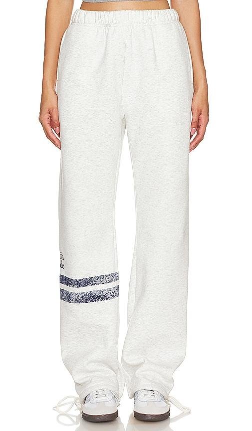 The Mayfair Group Start With Gratitude Sweatpant in Grey by THE MAYFAIR GROUP