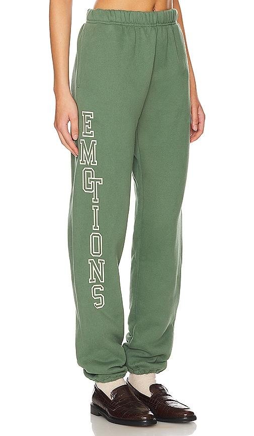 The Mayfair Group Your Emotions Are Valid Sweatpant in Sage by THE MAYFAIR GROUP