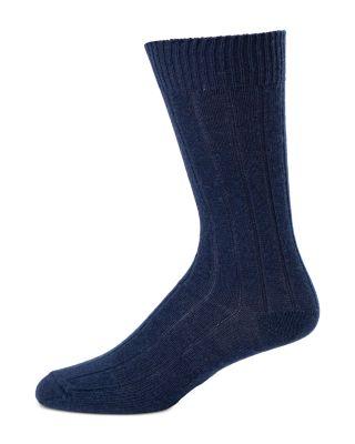 Cashmere Blend Ribbed Crew Socks - Exclusive by THE MEN'S STORE AT BLOOMINGDALE'S
