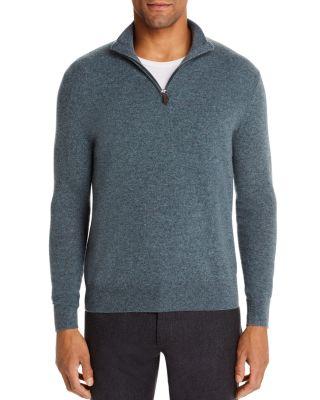 Cashmere Quarter-Zip Sweater - Exclusive by THE MEN'S STORE AT BLOOMINGDALE'S