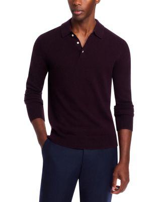 Cashmere Three Button Polo Sweater by THE MEN'S STORE AT BLOOMINGDALE'S