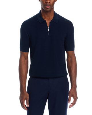 Chevron Quarter-Zip Sweater Polo by THE MEN'S STORE AT BLOOMINGDALE'S