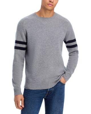 Merino Wool Striped Sleeve Sweater - Exclusive by THE MEN'S STORE AT BLOOMINGDALE'S