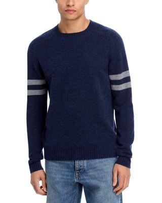 Merino Wool Striped Sleeve Sweater - Exclusive by THE MEN'S STORE AT BLOOMINGDALE'S