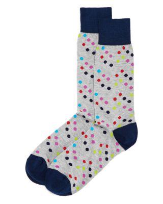 Multi-Dot Socks - Exclusive by THE MEN'S STORE AT BLOOMINGDALE'S