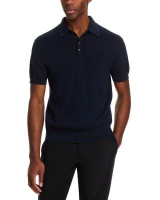 Pointelle Short Sleeve Sweater Polo - Exclusive by THE MEN'S STORE AT BLOOMINGDALE'S