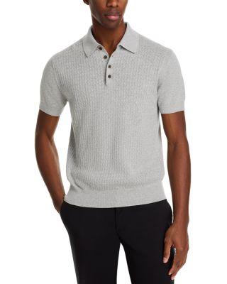Pointelle Short Sleeve Sweater Polo - Exclusive by THE MEN'S STORE AT BLOOMINGDALE'S