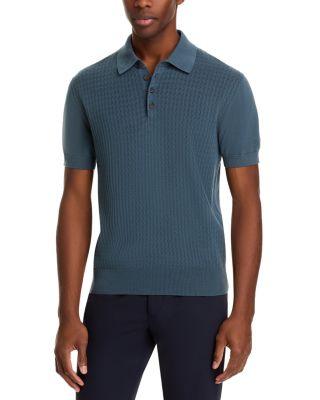 Pointelle Short Sleeve Sweater Polo - Exclusive by THE MEN'S STORE AT BLOOMINGDALE'S