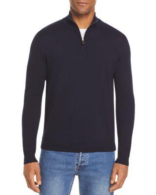 Quarter-Zip Merino Wool Sweater - Exclusive by THE MEN'S STORE AT BLOOMINGDALE'S