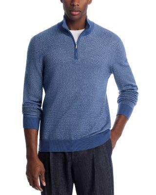 Quarter Zip Mock Neck Sweater by THE MEN'S STORE AT BLOOMINGDALE'S