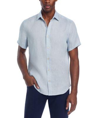 Short Sleeve Linen Shirt - Exclusive by THE MEN'S STORE AT BLOOMINGDALE'S