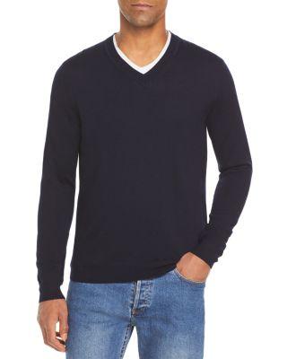 V-Neck Merino Wool Sweater - Exclusive by THE MEN'S STORE AT BLOOMINGDALE'S