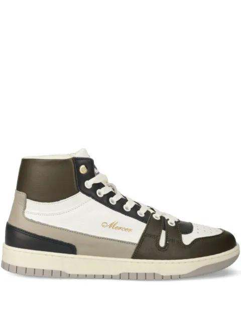 leather high-top sneakers by THE MERCER BRAND