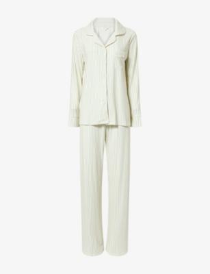 Stretch Long-Sleeve Modal-Jersey Pyjama Set by THE NAP CO
