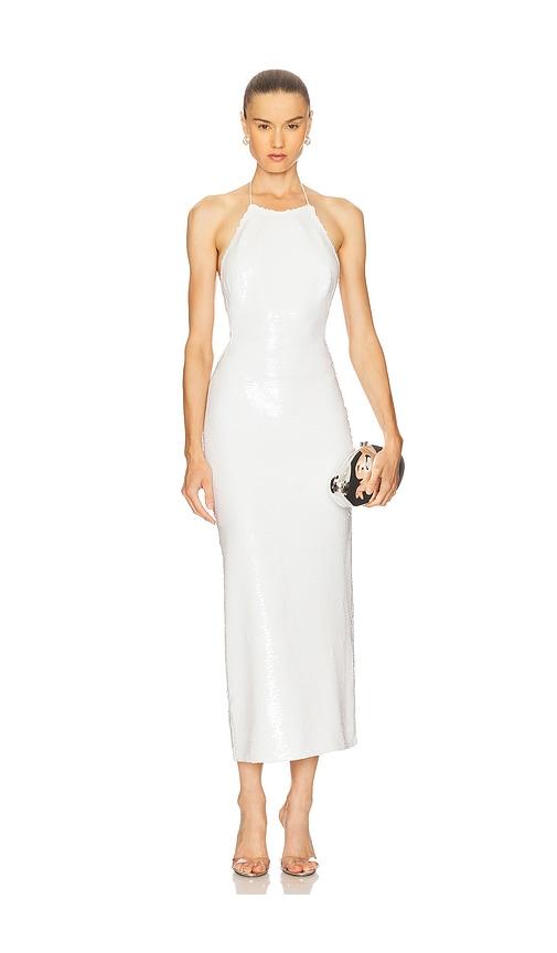 The New Arrivals by Ilkyaz Ozel Cindy Dress in Tube Reuse in White by THE NEW ARRIVALS BY ILKYAZ OZEL