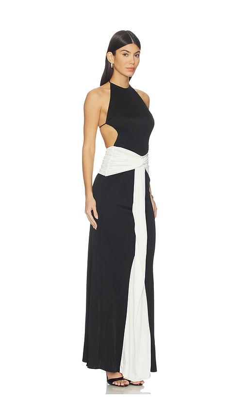 The New Arrivals by Ilkyaz Ozel Euphorie Dress in Black & White by THE NEW ARRIVALS BY ILKYAZ OZEL