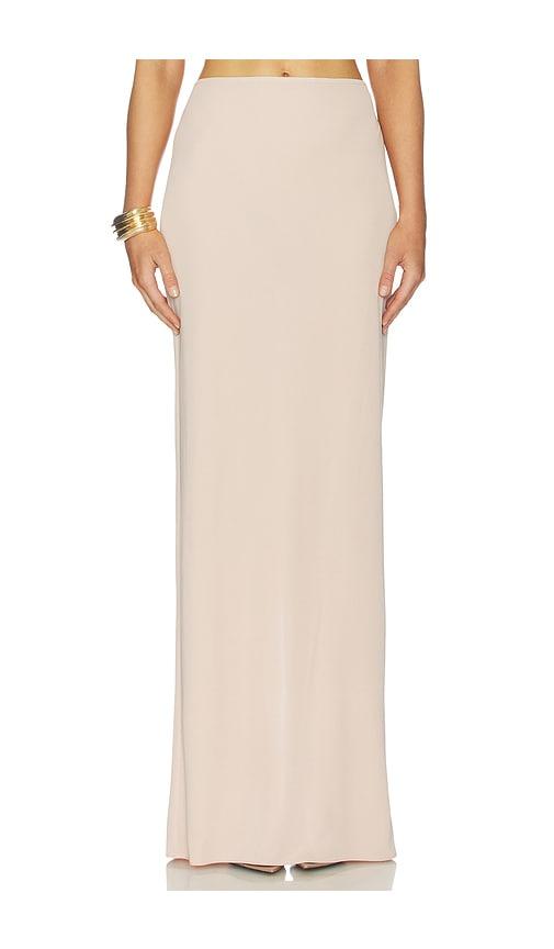 The New Arrivals by Ilkyaz Ozel Zada Skirt in Nude by THE NEW ARRIVALS BY ILKYAZ OZEL