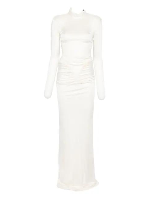 Darja draped dress by THE NEW ARRIVALS ILKYAZ OZEL