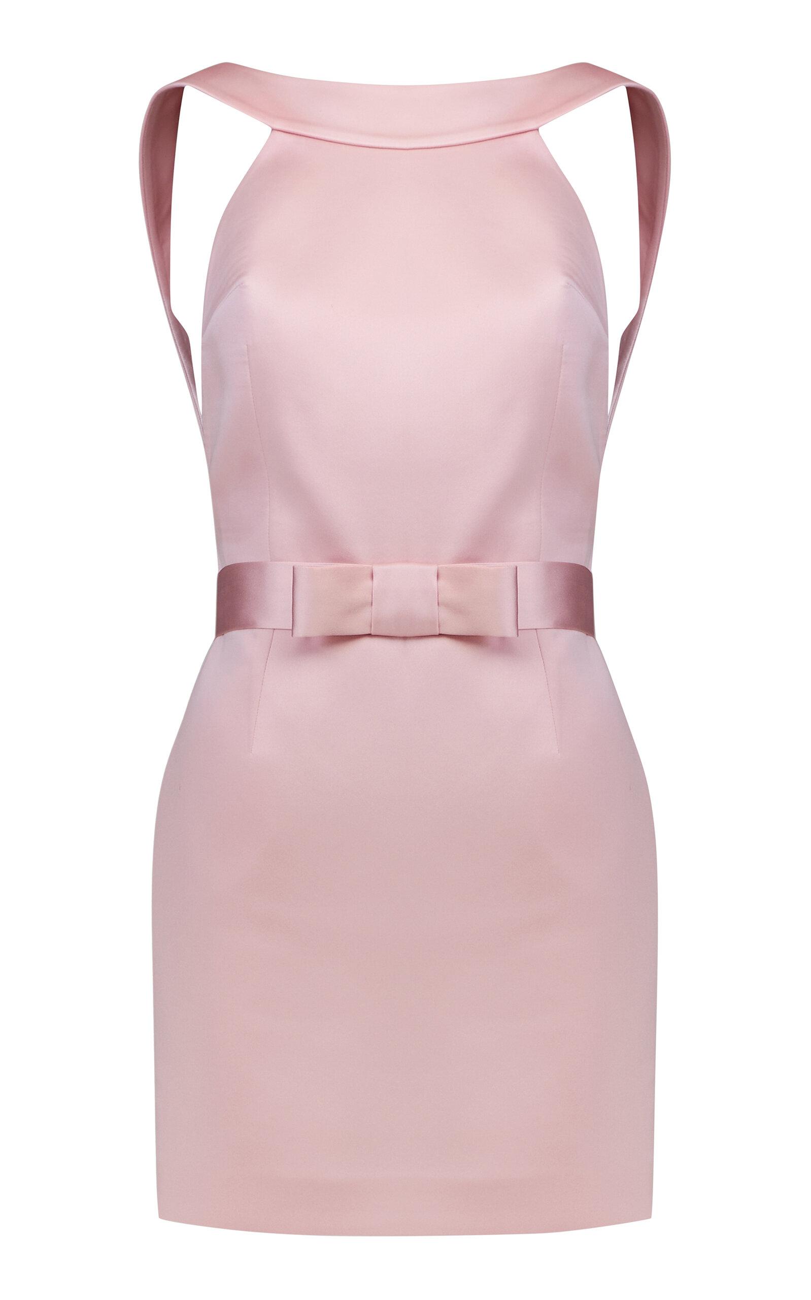 The New Arrivals Ilkyaz Ozel Delphine Bow-Detailed Satin Mini Dress - Moda Operandi by THE NEW ARRIVALS ILKYAZ OZEL