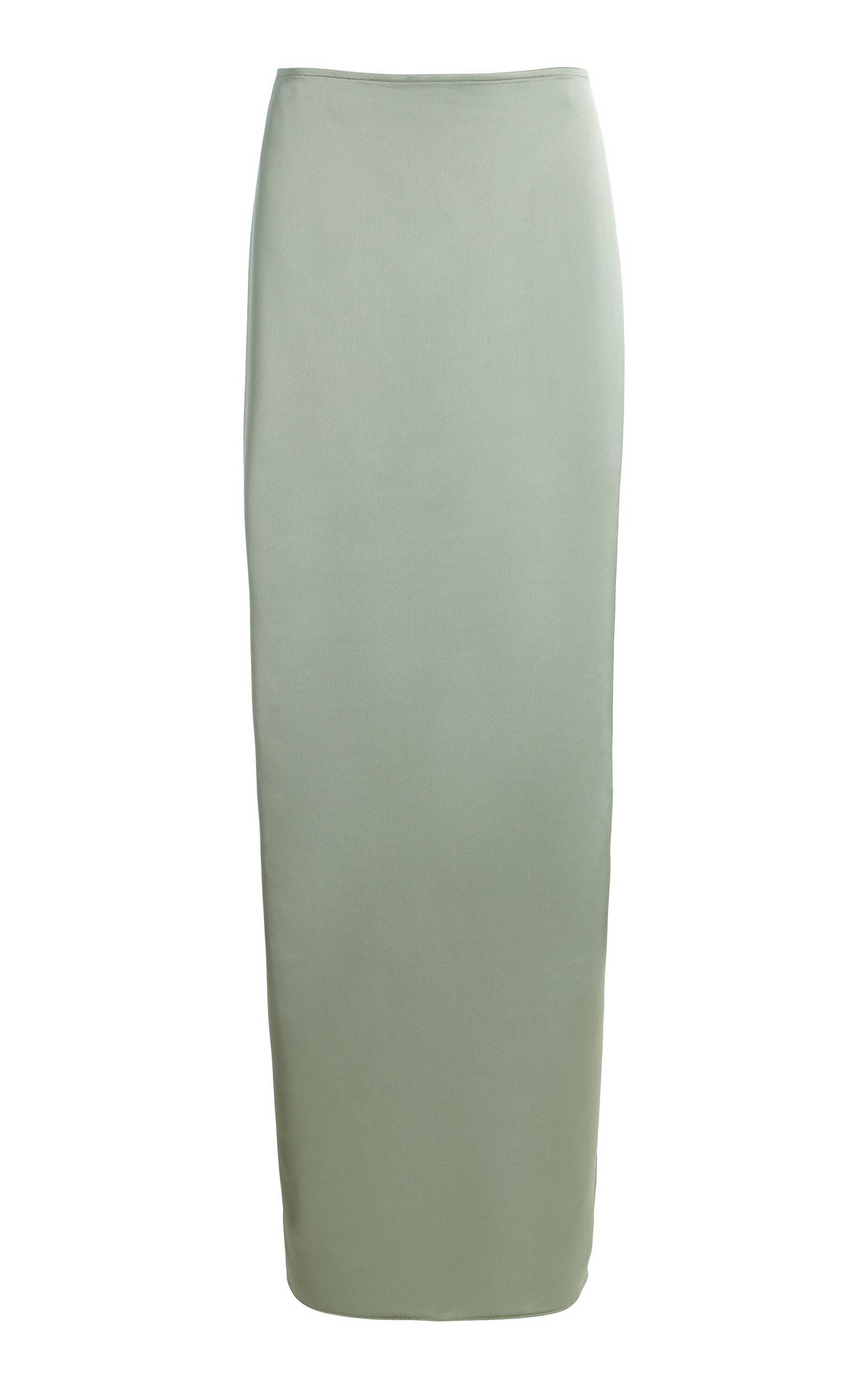 The New Arrivals Ilkyaz Ozel Exclusive Satin Maxi Skirt - Moda Operandi by THE NEW ARRIVALS ILKYAZ OZEL