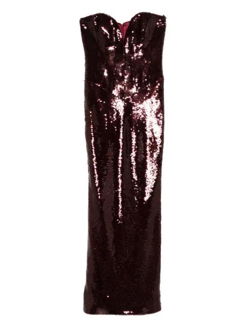 aZZURA strapless dress by THE NEW ARRIVALS ILKYAZ OZEL