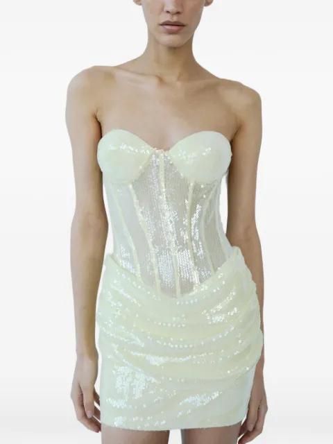 sequin embellished mini dress by THE NEW ARRIVALS ILKYAZ OZEL