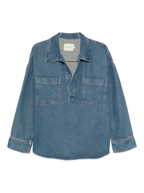 double-pocket denim shirt by THE NEW SOCIETY