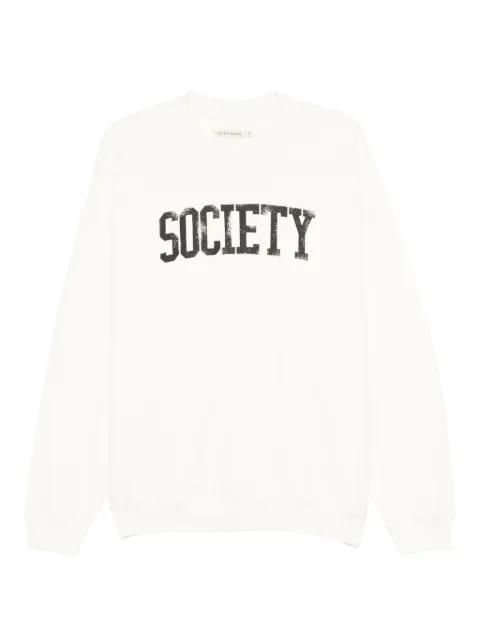 logo-print sweatshirt by THE NEW SOCIETY