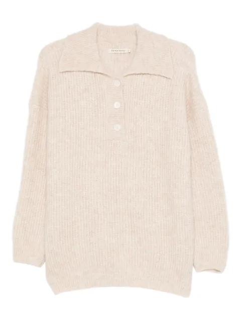 ribbed polo top by THE NEW SOCIETY