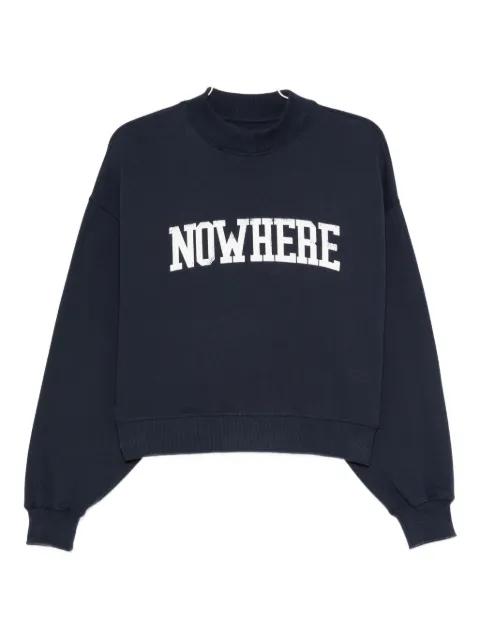 slogan-print sweatshirt by THE NEW SOCIETY