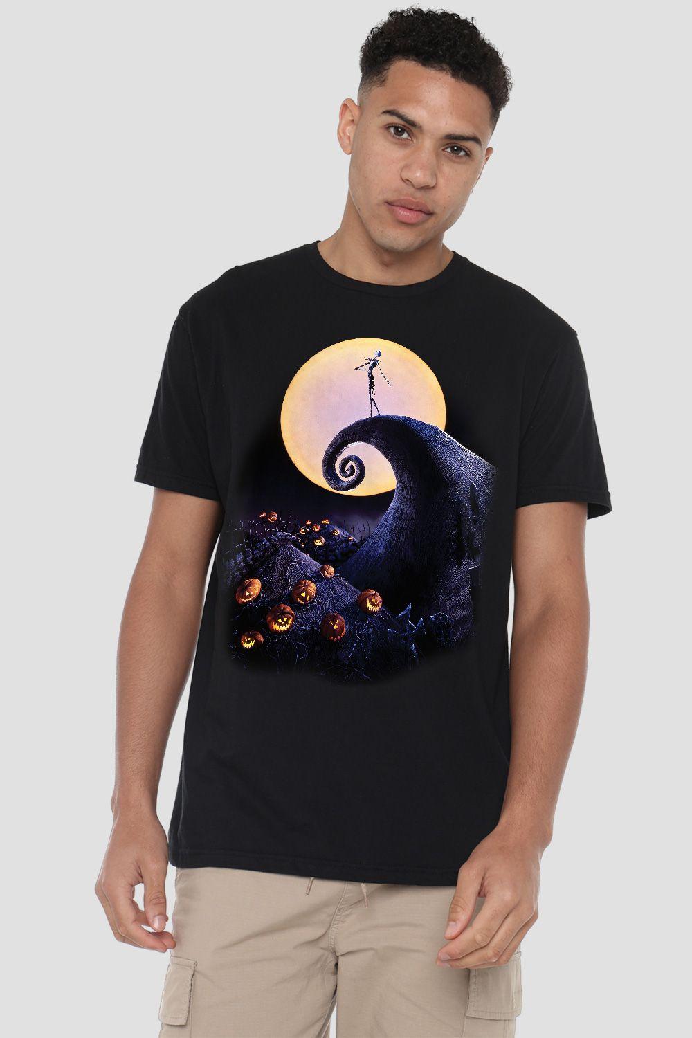 The Nightmare Before Christmas Poster Mens T-Shirt Black by THE NIGHTMARE BEFORE CHRISTMAS