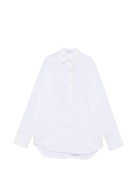 buttoned tie-fastening shirt by THE NINA STUDIO