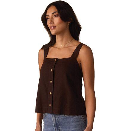 Leukos Linen Blend Tank Top by THE NORMAL BRAND