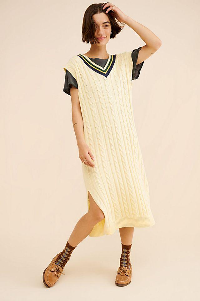 The Normal Brand Victoria V-Neck Sweater Dress by THE NORMAL BRAND